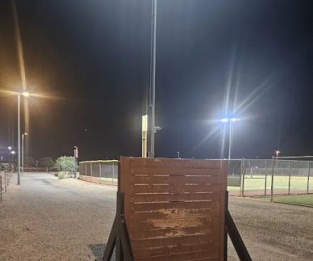 6 foot wood/ chain link wall