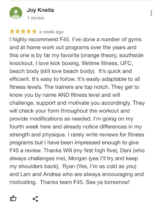 F45 Training Orland Park Picture 10