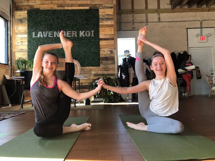 Lavender Koi Yoga Picture 5