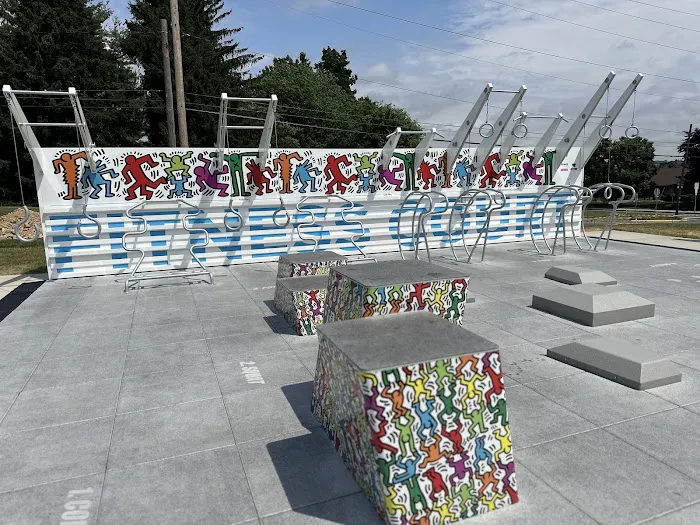 Keith Haring Fitness Court at Kutztown University Picture 5