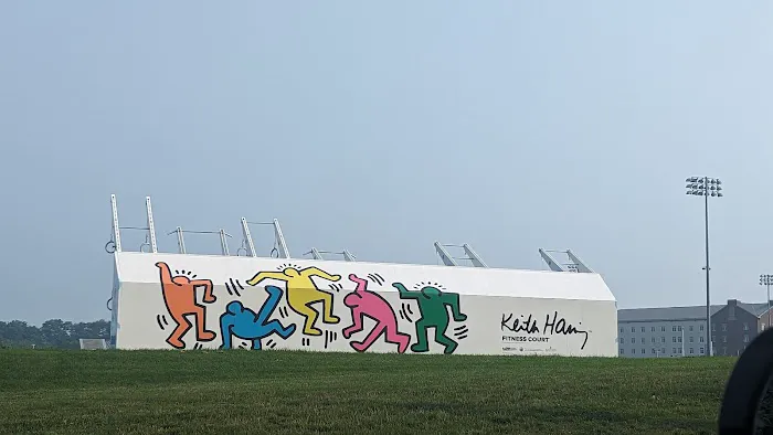 Keith Haring Fitness Court at Kutztown University Picture 2