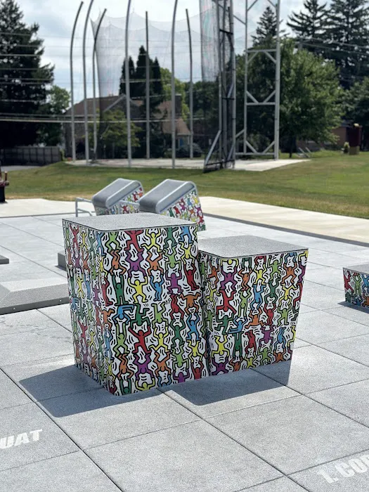 Keith Haring Fitness Court at Kutztown University Picture 6