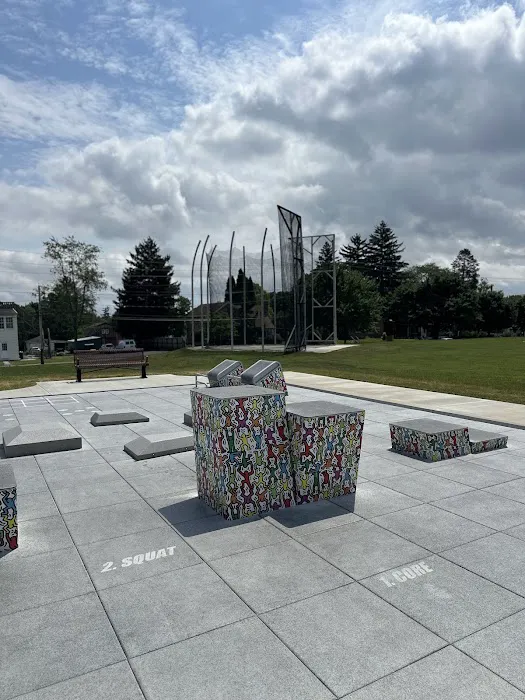 Keith Haring Fitness Court at Kutztown University Picture 4