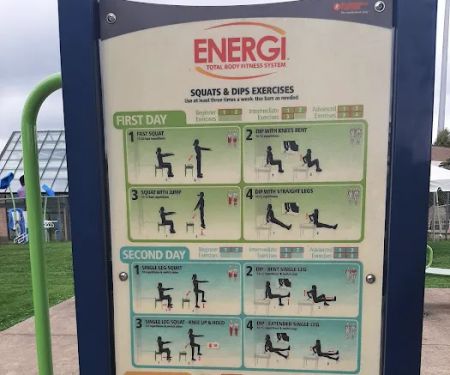Fitness Station Park at Danville Community Ctr.