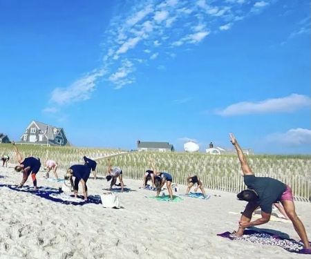 Bay Head Beach Yoga