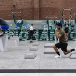 Fitness Court at Binghamton University