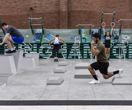 Fitness Court at Binghamton University