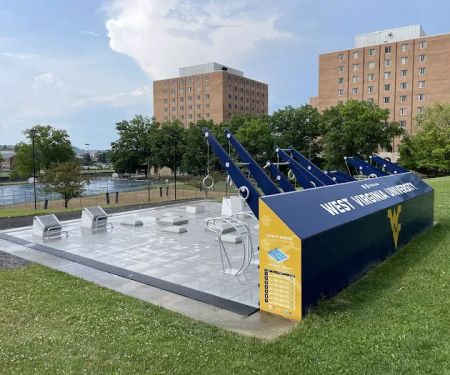 Fitness Court Outdoor Gym at West Virginia University