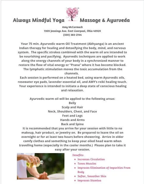 Always Mindful Yoga, Massage, & Ayurveda Picture 1