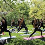 Yoga in Central Park