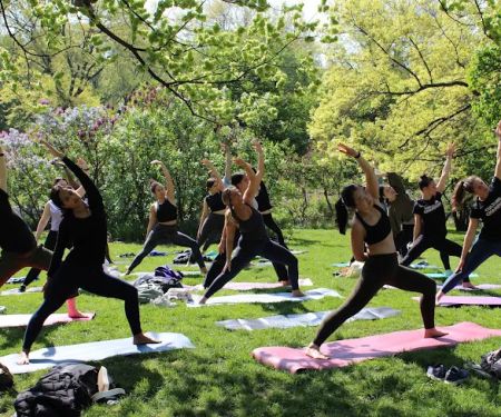 Yoga in Central Park
