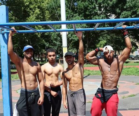 Saint Mary's Park Outdoor Fitness Equipment