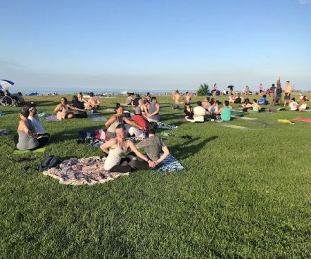 Beach Yoga Chicago