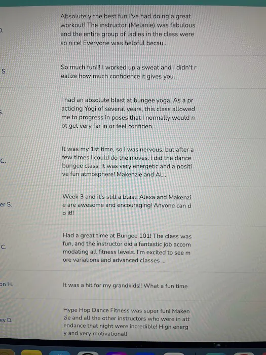 Fly to Fit Bungee Fitness Studio Picture 3