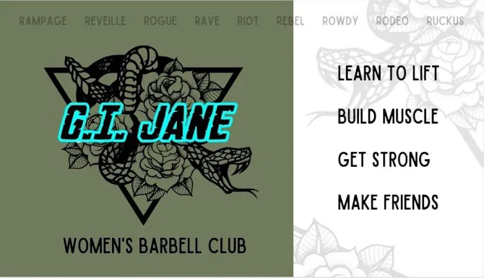 G.I. Jane Women's Barbell Club Picture 1