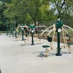 Mentor Civic Center Outdoor Fitness Area