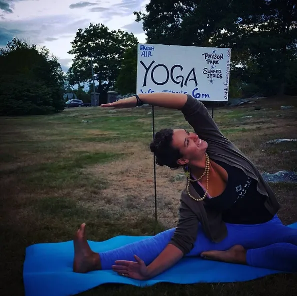 Yoga in the Park with Ashley Flowers Picture 6