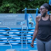 Fitness Court at Mountain to River Trail at Fire Station 3 ico