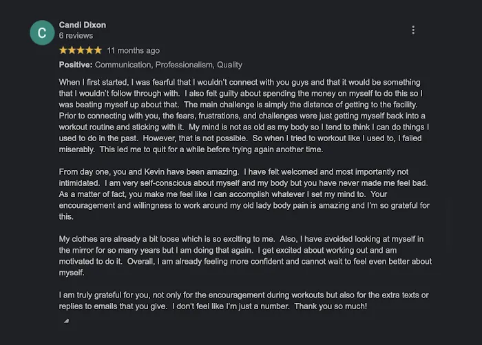 KAIZEN Performance & Personal Training Picture 2