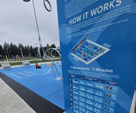 Sprinker Outdoor Fitness Court