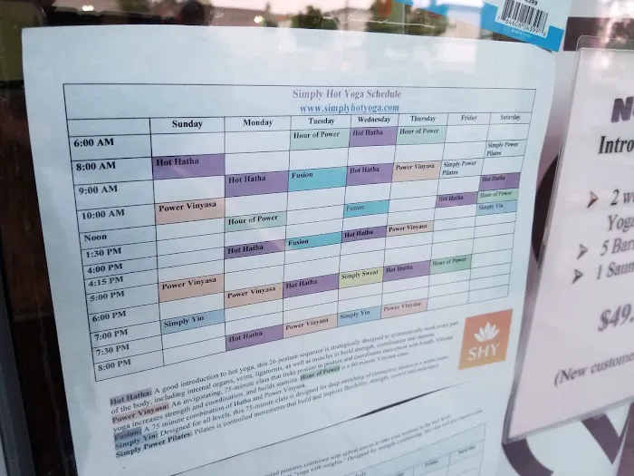 Simply Hot Yoga Wellness Center Picture 1