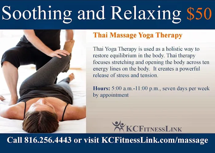 KCFitnessLink, Kansas City Yoga Classes, Massage Therapy, Gym, Personal Training Picture 6