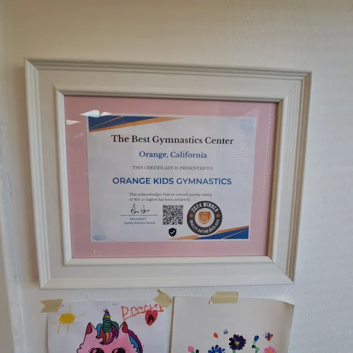 Orange Kids Gymnastics Picture 5