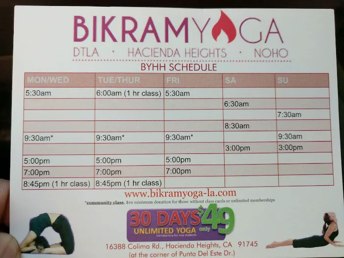 Fire Hot Yoga Hacienda Heights- formerly Bikram Yoga Picture 2