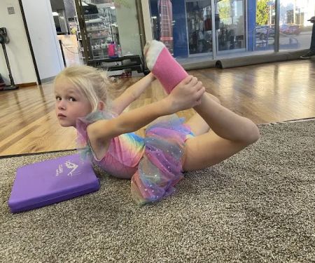 Kid's Rhythmic Gymnastics , stretching for kids