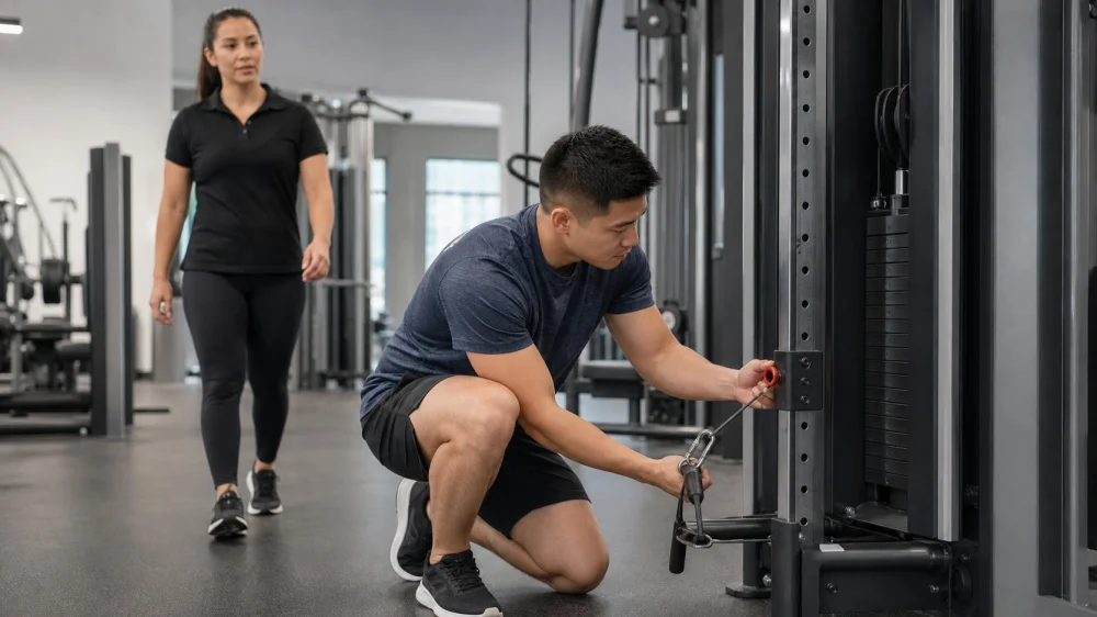 Gym Equipment Damage Check Before Every Set