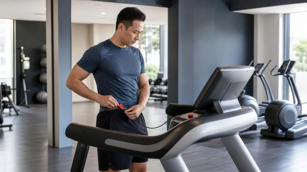 Treadmill Safety Clip: Start and Stop Checks