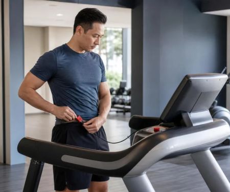 Treadmill Safety Clip: Start and Stop Checks