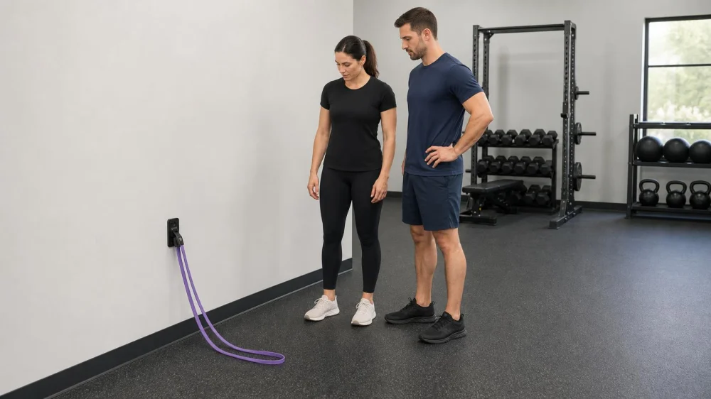 Resistance Band Check: Inspect, Anchor, and Keep Clear