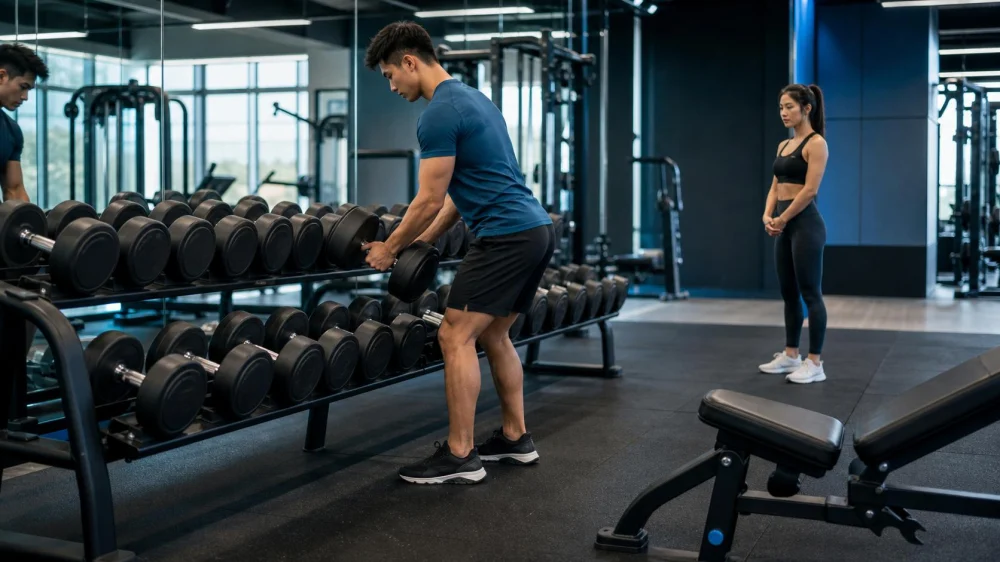 Dumbbell Rack Safety: Lift, Carry, and Return Weights