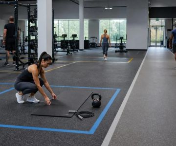 Gym Floor Space: Set Up Without Blocking or Collisions