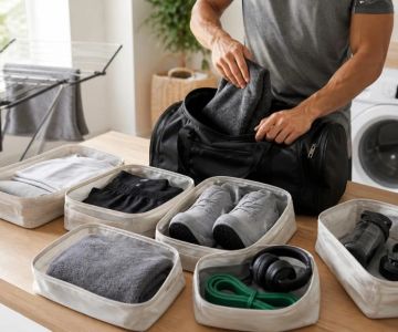 Gym Bag Hygiene: Separate Sweat, Shoes, Bottles, and Gear