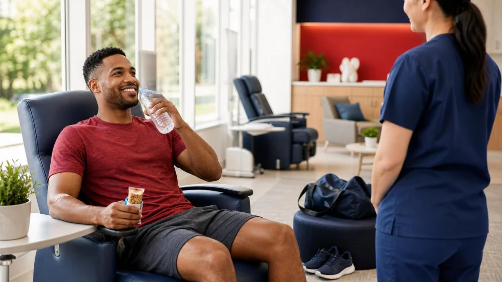 Workout After Blood Donation: Wait, Hydrate, and Restart Safely