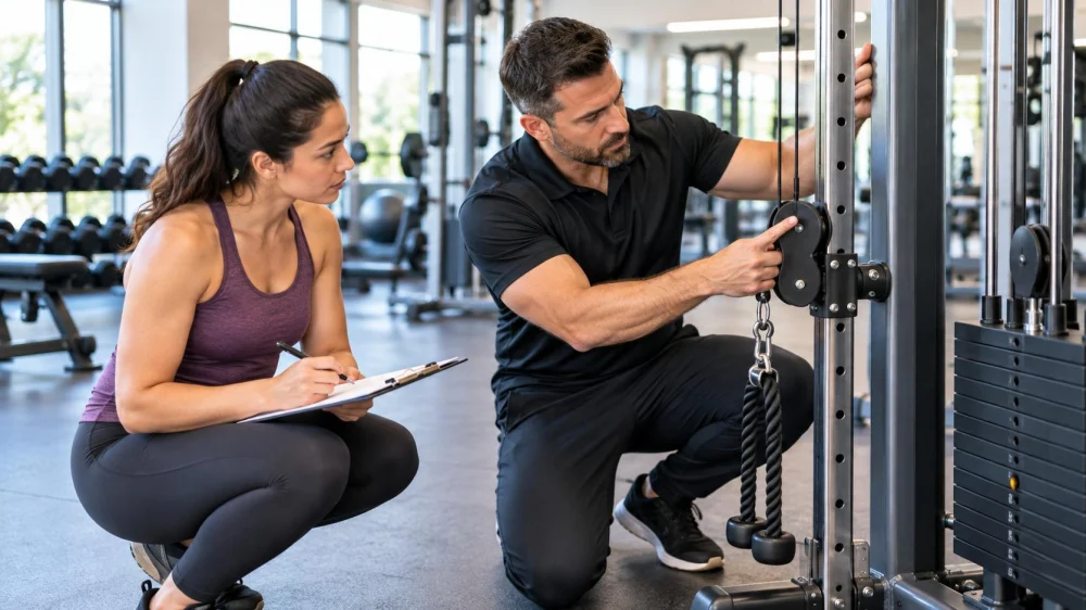 Gym Cable Machine Check: Pin, Pulley, and Range