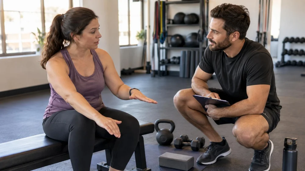 Fitness Class Modification Request: Goal, Limit, and Check-In